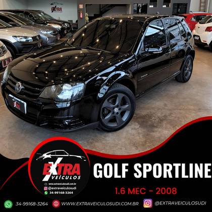 VOLKSWAGEN GOLF 1.6 MI SPORTLINE 8V FLEX 4P MANUAL VOLKSWAGEN GOLF 1.6 MI SPORTLINE 8V FLEX 4P MANUAL